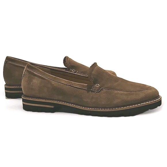 Trotters Fayth Stone Suede Loafers Shoes Womens 10.5N T2359-258 - Picture 2 of 9